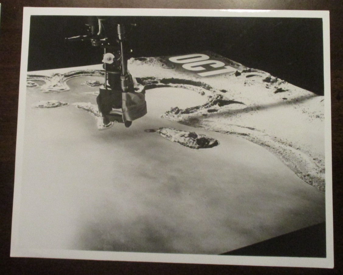 PRESS PROMO PHOTO PBS TV COSMOS SHOW CARL SAGAN MAGICAM PROCESS B&W 8X10 Y315