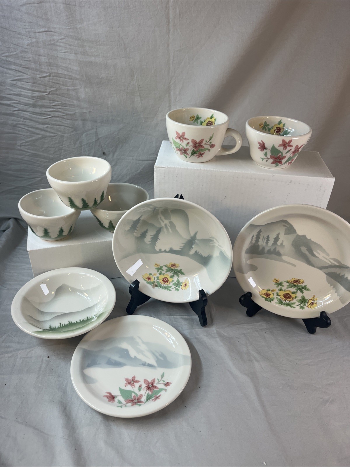 Izaak Walton Inn Syracuse China Great Northern Repro Lot 9 Pieces 