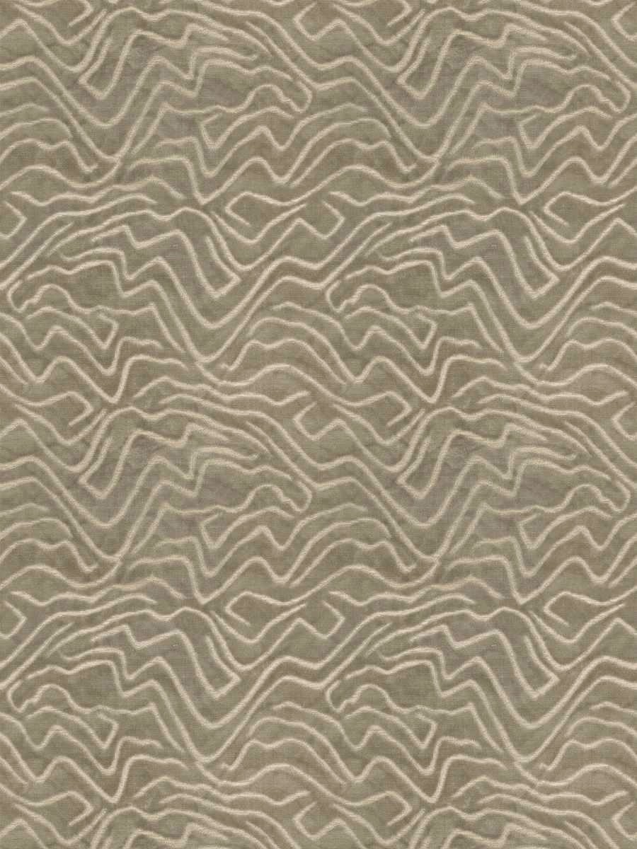 Stroheim Contemporary Cut Velvet Uphol Fabric- Raffaella Natural 4.20 yd 1579301