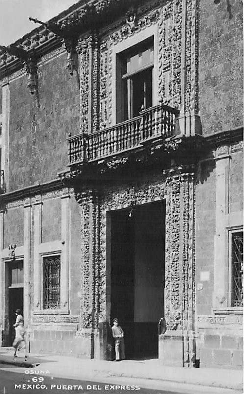 Postcard Mexico: RPPC Puerta del Express, Mexico City