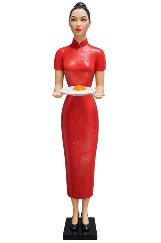 Vintage Display 1950’s Mannequin Female Asian American Woman 30