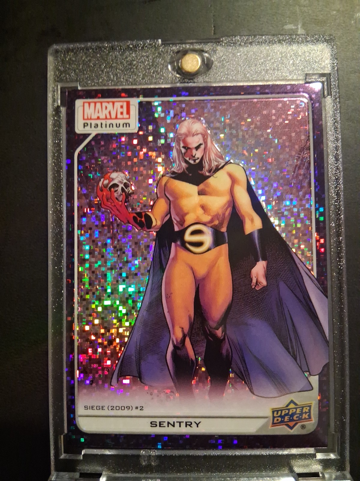 2023 Upper Deck Marvel Platinum Sentry Purple Pixels /35