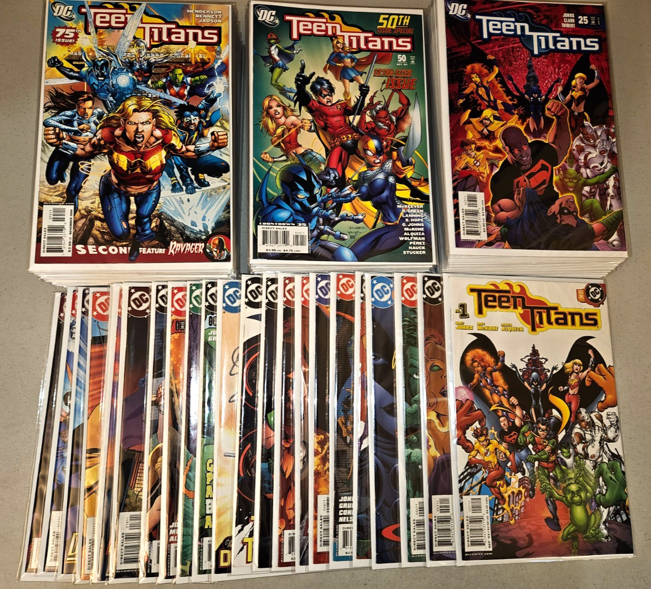 Teen Titans #1-100 (Complete 2003 DC Series) Geoff Johns, Full Lot Run