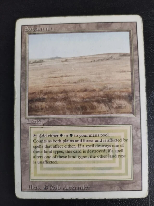 Savannah Magic Cards Mtg Dual Land