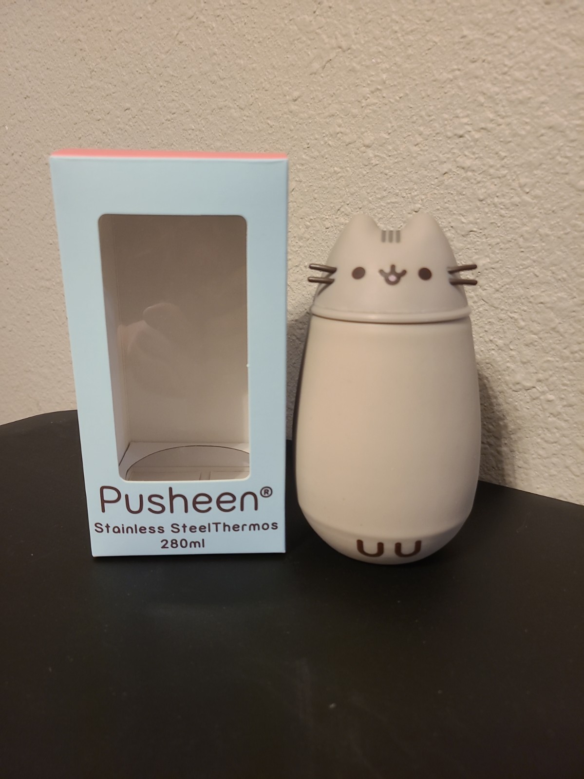 Official Pusheen Box Exclusive Stainless Steel Thermos Mug Hot Winter 2016 NIB