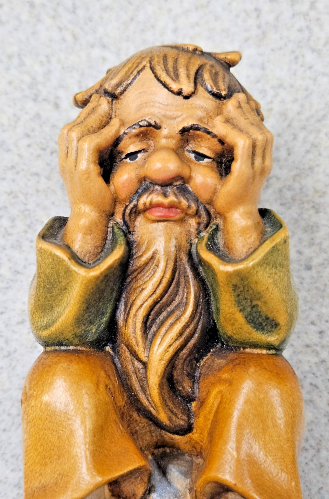 Vtg ANRI Wood Carving \
