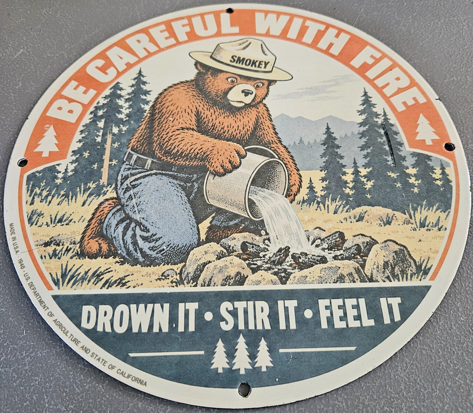 VINTAGE 1946 SMOKEY BEAR 12