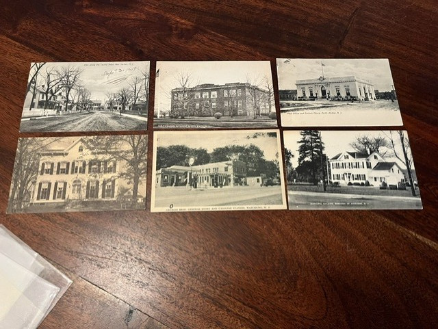 Antique 1907 NEW JERSEY NJ Postcard Lot GAS STATION/School/Streets/POST OFFICE++