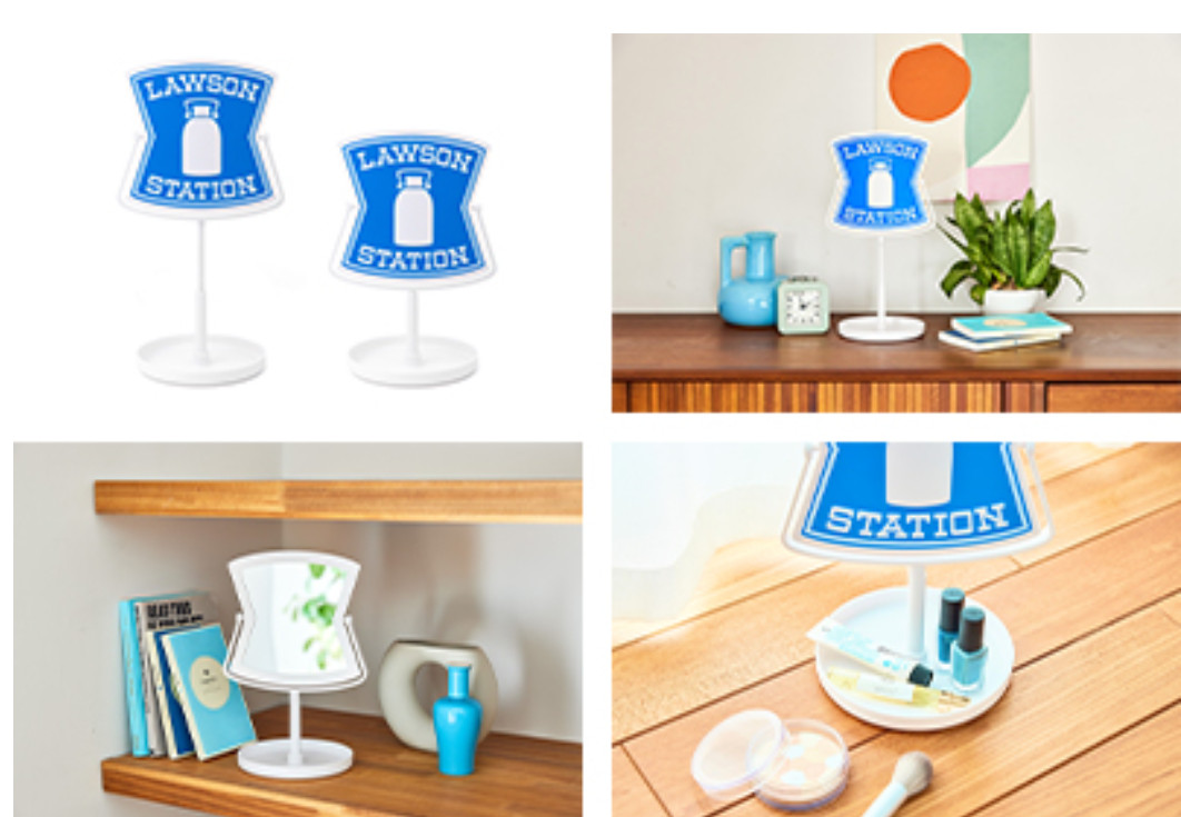 LAWSON OFFICIAL BOOK LAWSON Signboard-Style Desk Mirror ver. NEW JAPAN