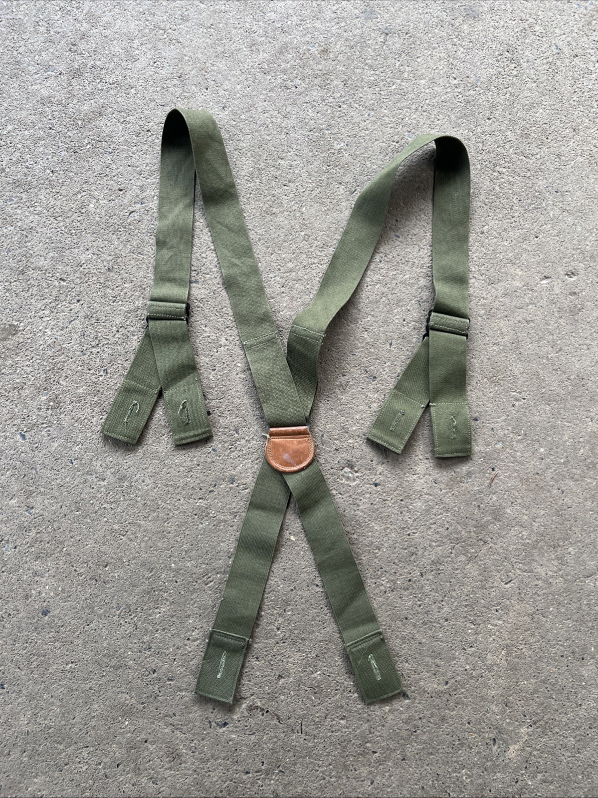 WW2 Era US Army Field Pants Suspenders (KK86