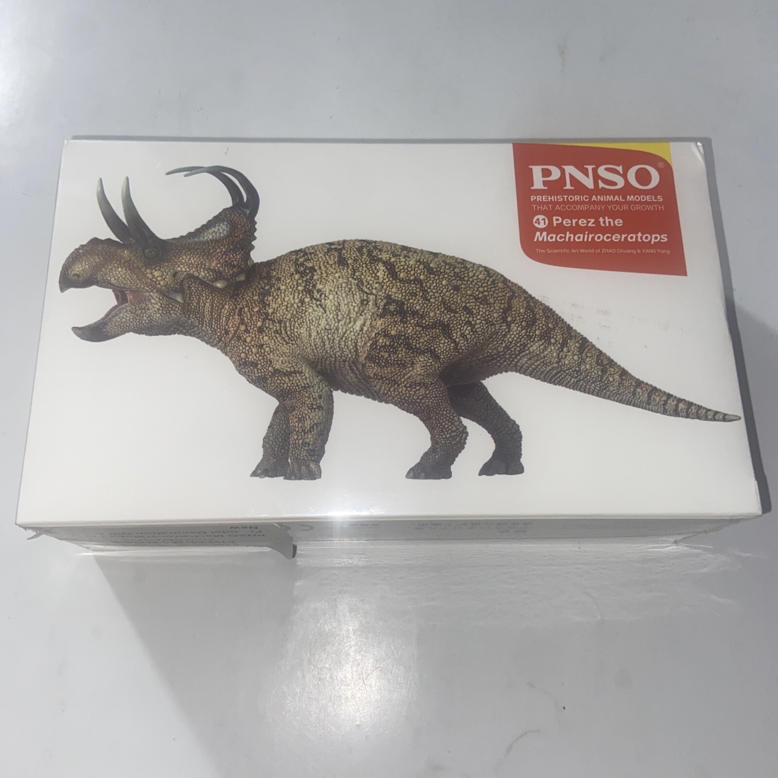 PNSO Perez the Machairoceratops Dinosaur Model No 41 New Sealed