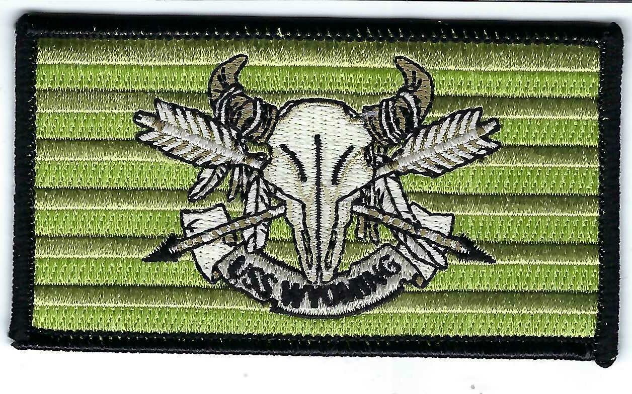 USS Wyoming SSBN 742 - Moral Patch - Skull Cross Arrows - 2  4 in FE - BCP c7894