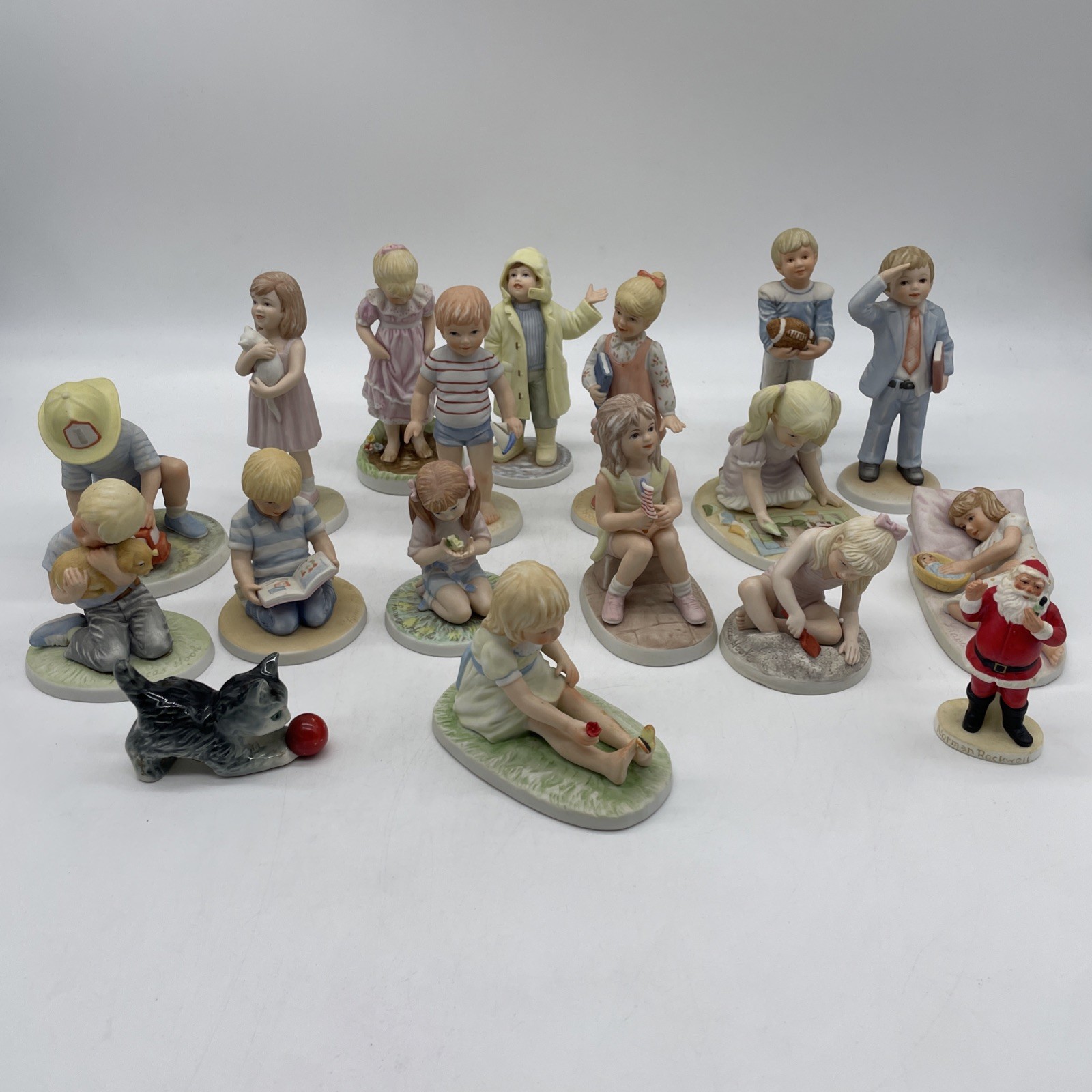 Lot of 18 Adorable Porcelain Figurines 1980’s By Frances Hook & More