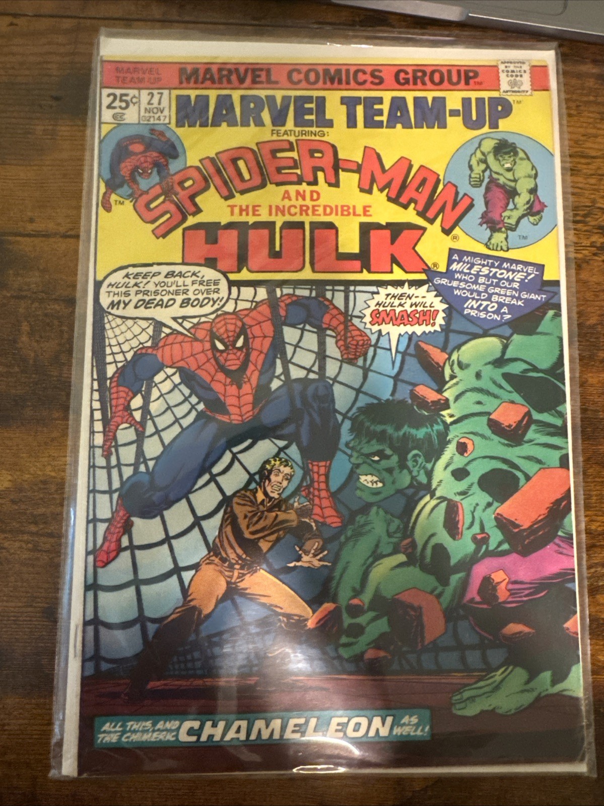 Marvel Amazing Spiderman and The Incredible Hulk Nov 1974