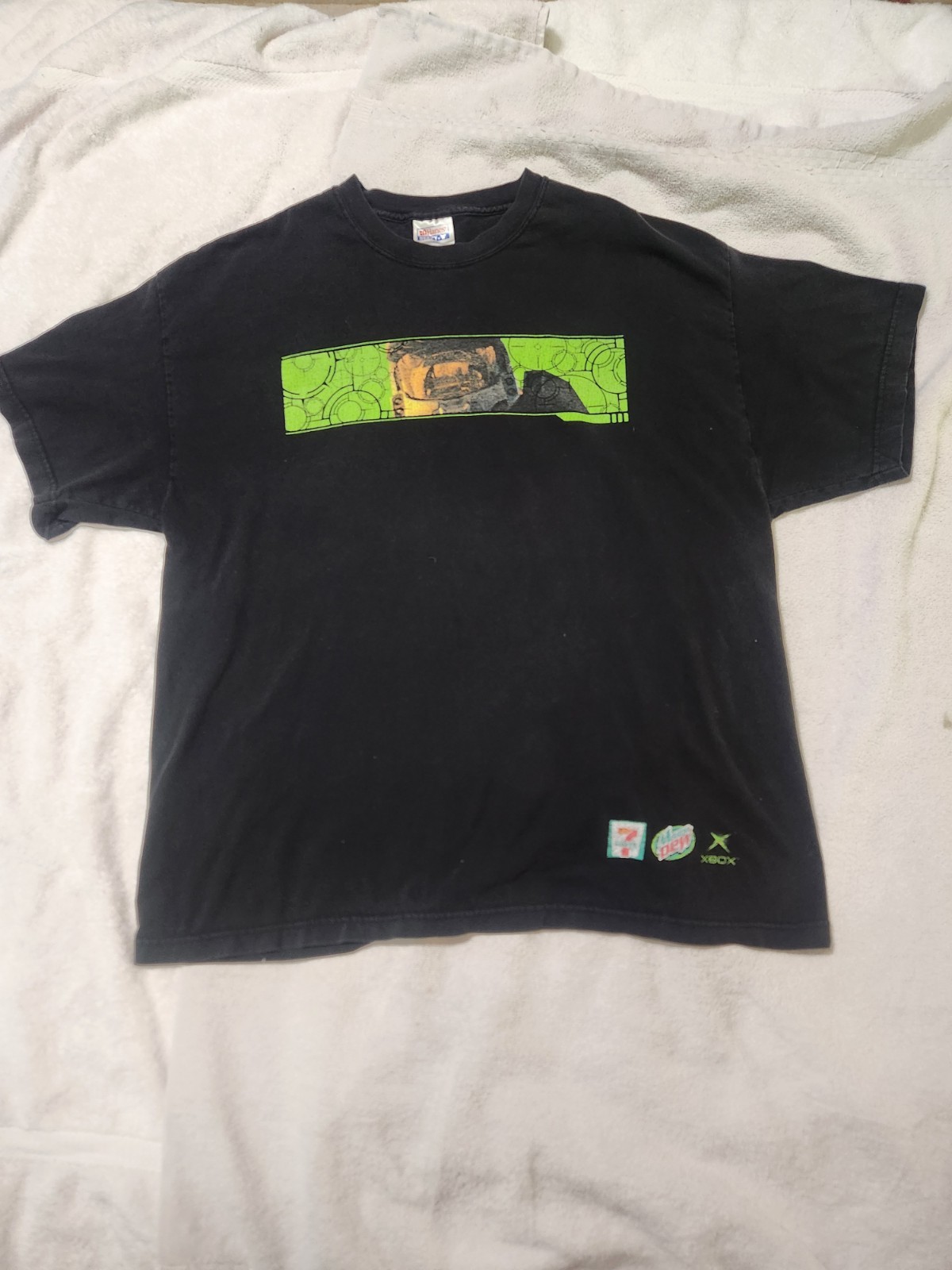 Vintage Promo 2004 Mountain Dew Xbox Halo 2 shirt T-shirt 