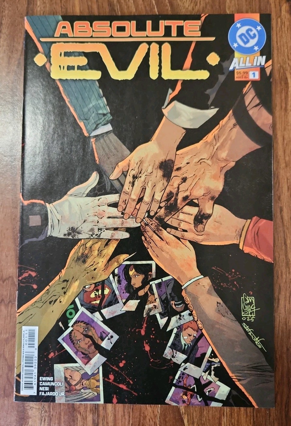 Absolute Evil #1 Cover A 1st Print Ewing Camuncoli Nesi DC Comics