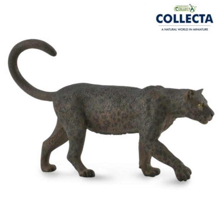 CollectA Black Leopard Wild Animal Figure Toy Model 88890 – Realistic Big Cat