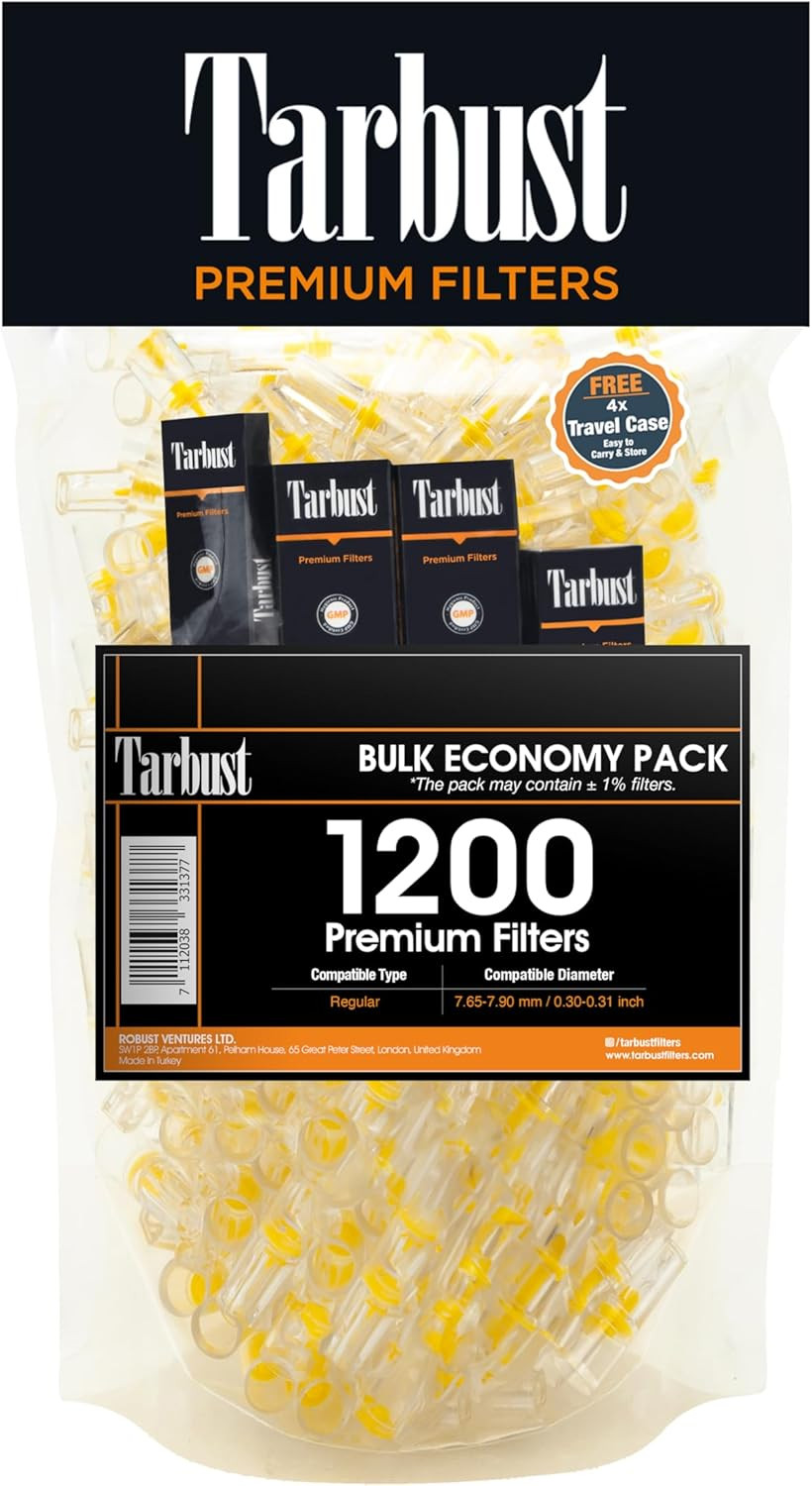 Tarbust 1200 Cigarette Filters That Remove Tar and Chemicals, Reusable Filter Ti Tarbust 1200 Cigarette Filters That Remove Tar and Chemicals, Reusable Filter Ti