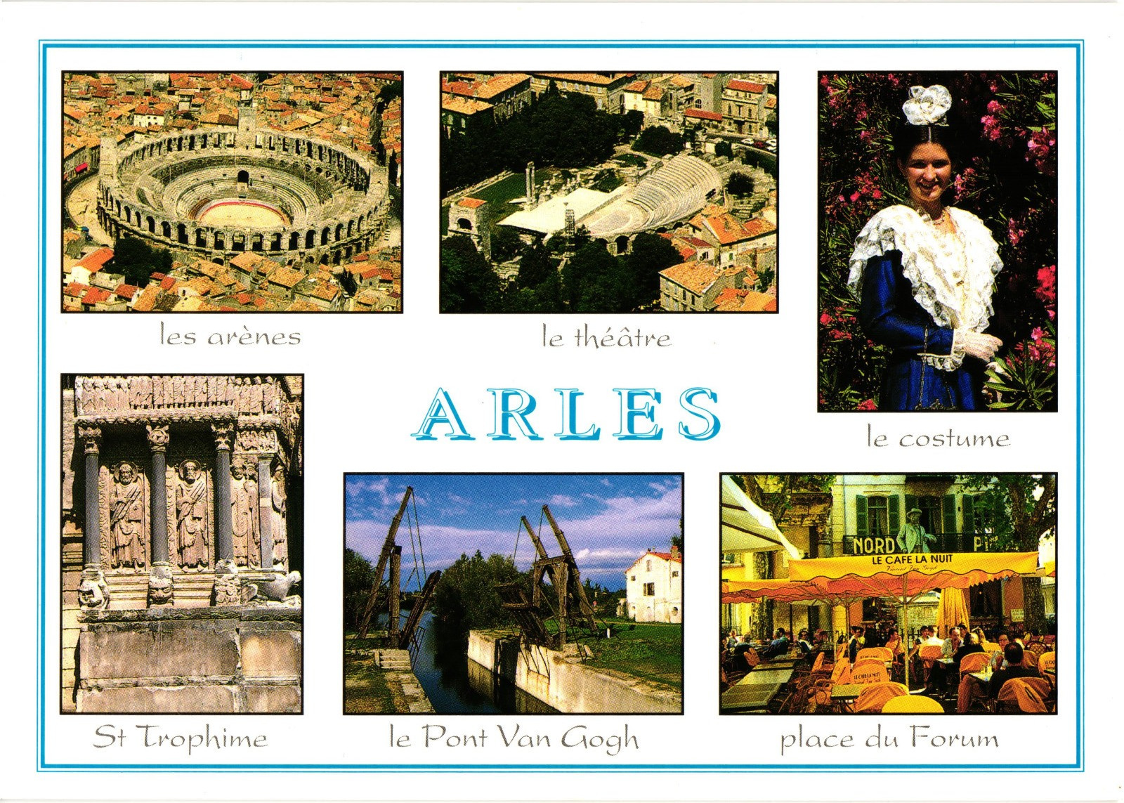 Arles France Roman City Arenas Theatre St Trophime Van Gogh Bridge Postcard