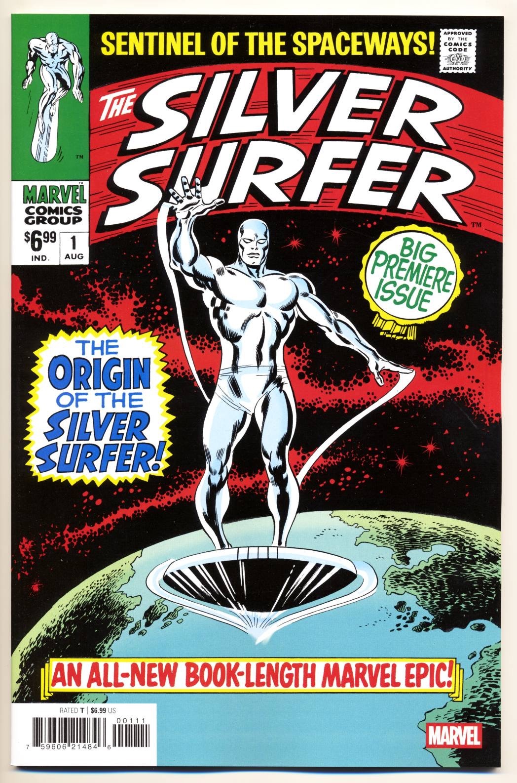 Silver Surfer #1 NM, Facsimile Edition, John Buscema art, Marvel Comics 2026
