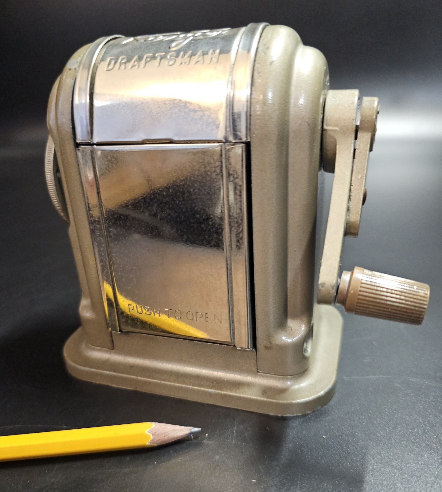 Vintage Boston Ranger 55 Draftsman Pencil Sharpener 6 Hole Adjustable Made inUSA