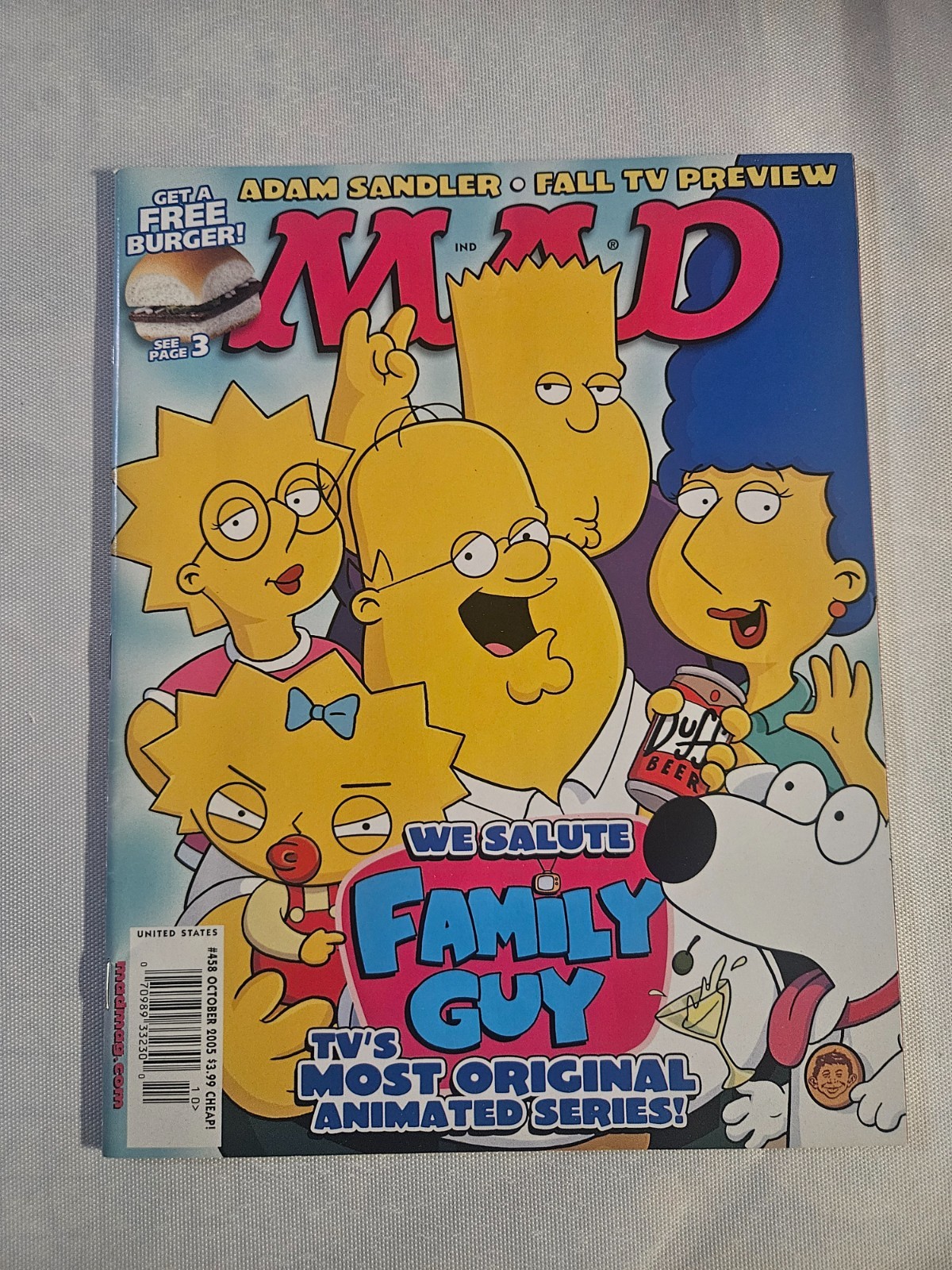 Mad Magazine No. 458 October 2005 We salute Family Guy