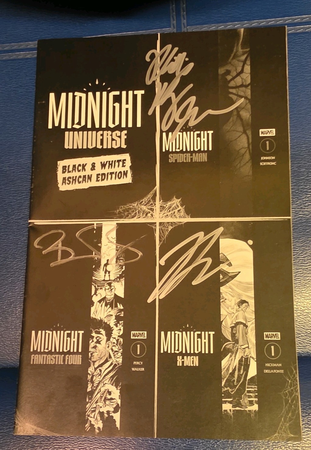 Marvel Midnight Universe  Ashcan Edition signed by Hickman Johnson Percy COA