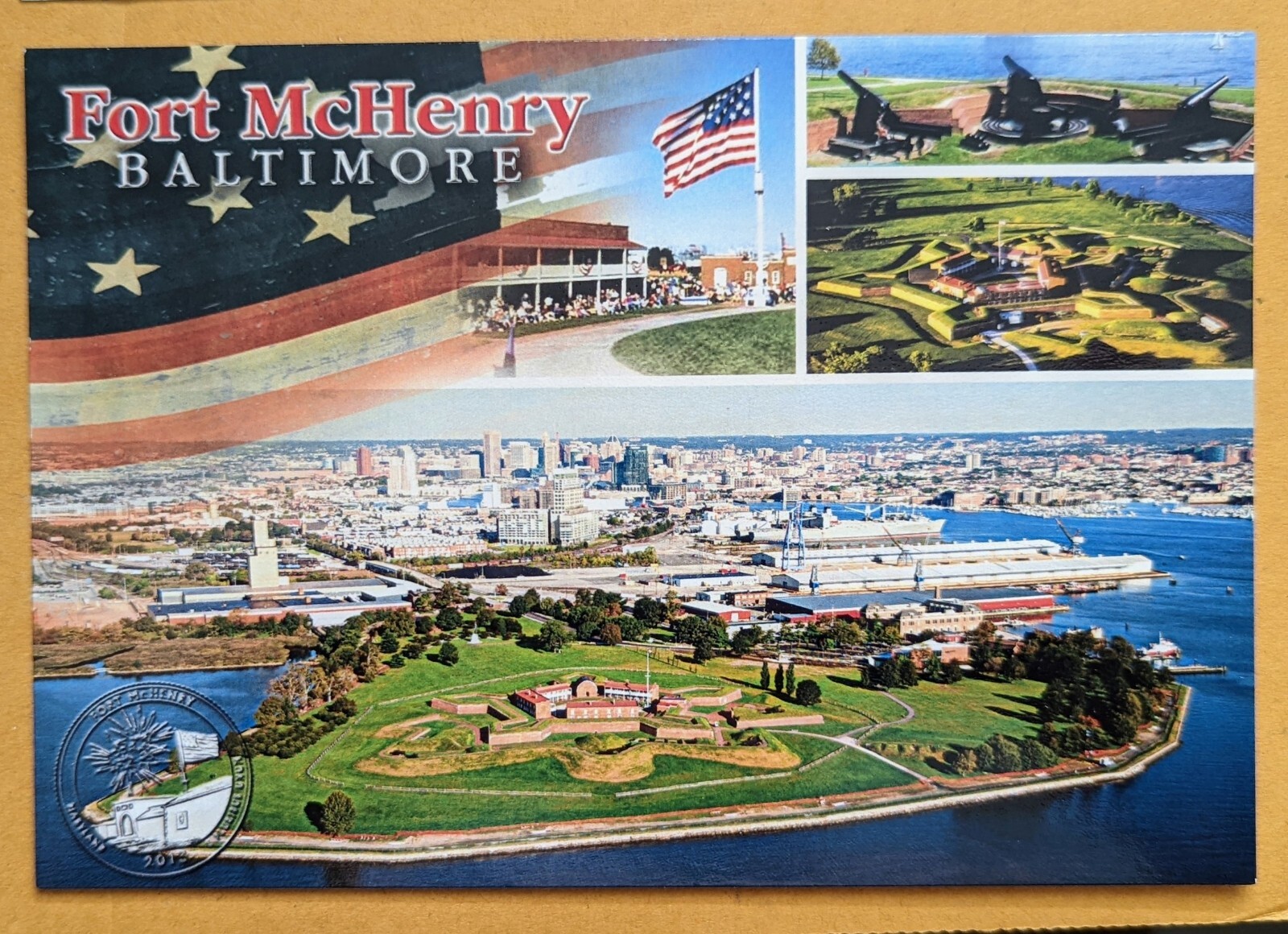 Postcard MD: Fort McHenry. Baltimore. MD. ( Large format 6.7x4.6