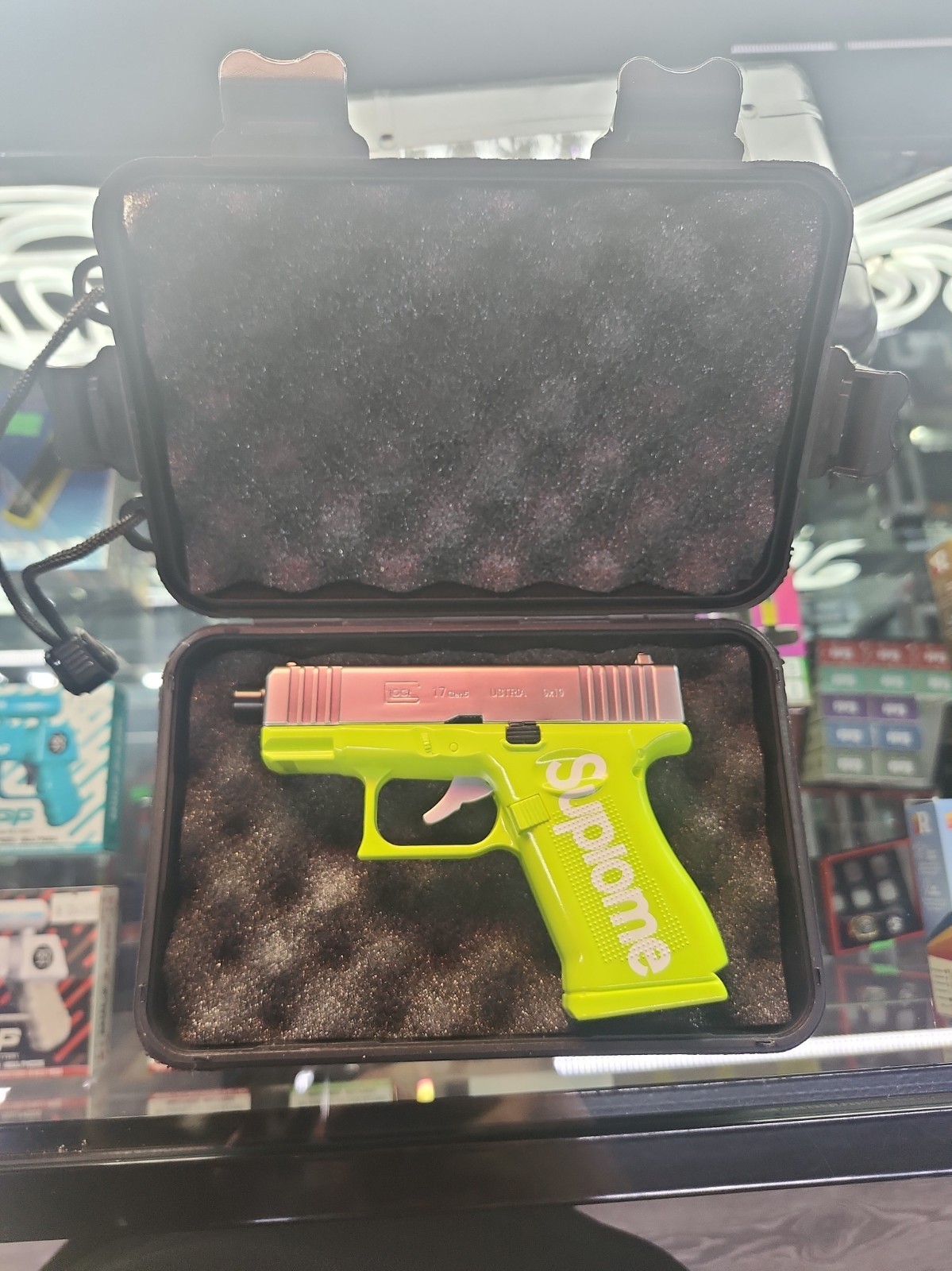 Torch Lighter, Glock Pistol Design,  Butane Refillable, Jet Flame