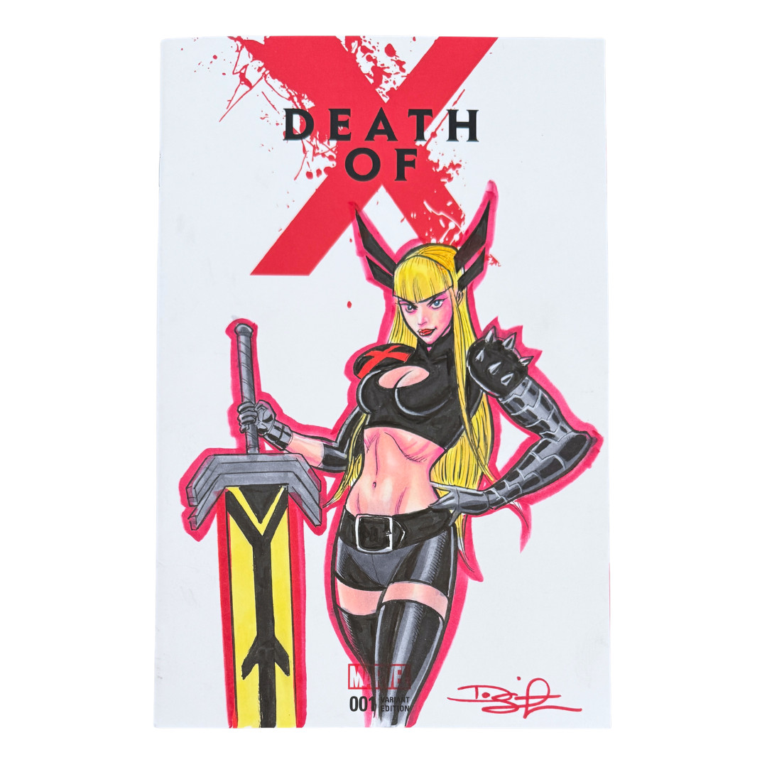 Death of X #1 - Blank Variant - Full Magik Sketch by Dietrich Smith