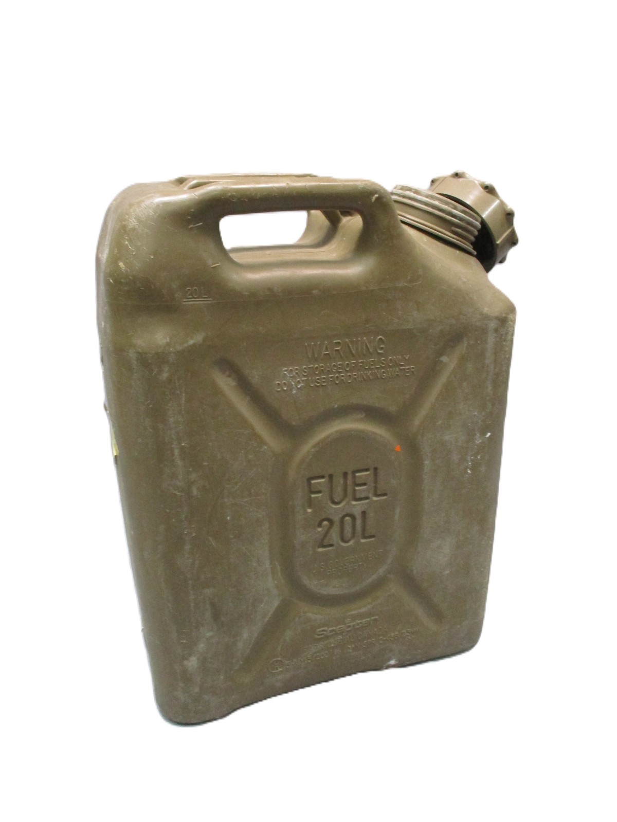 Coyote Brown Military Fuel Can 5 Gallon 20L Storage Container With Cap