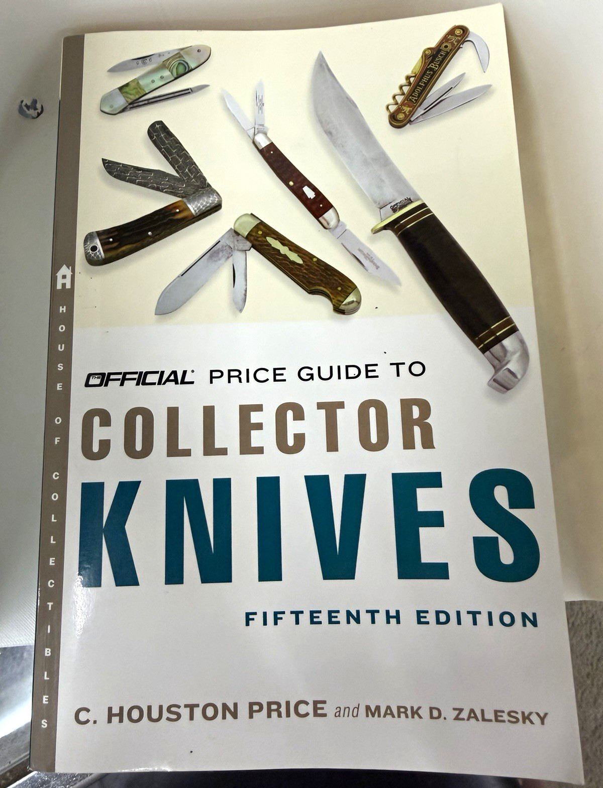Official Price Guide to Collector Knives 15th Edition Houston Price Zalesky 2008