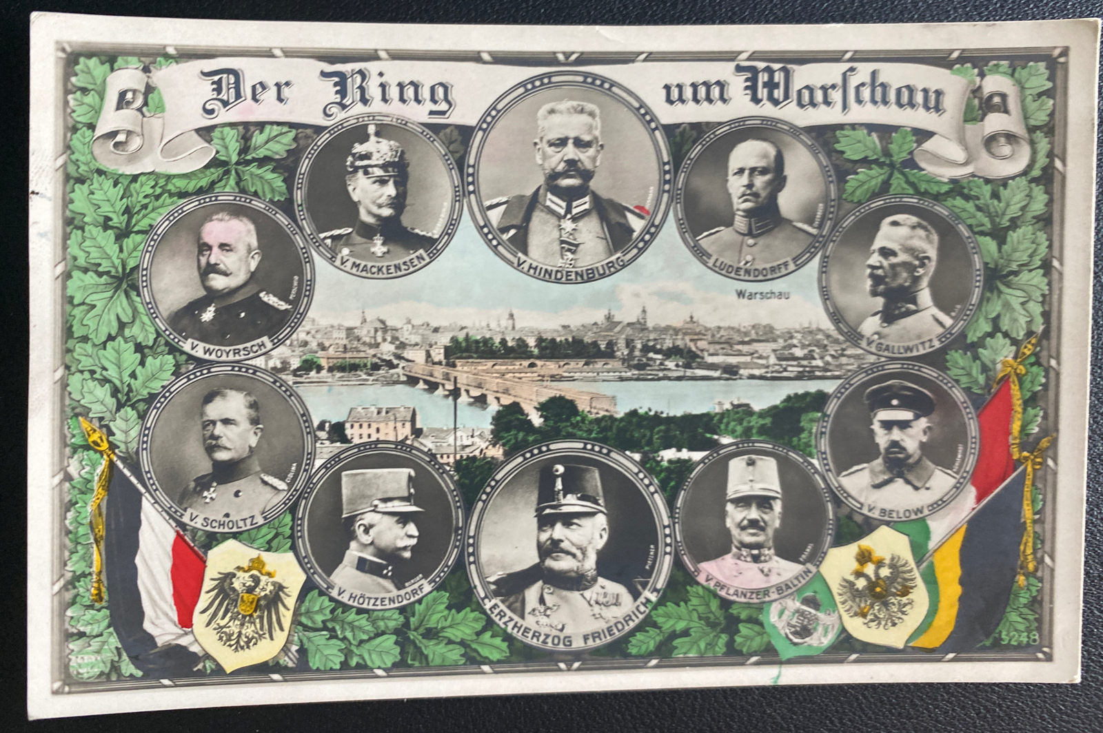 Mint Germany Picture Postcard the ring around warsaw
