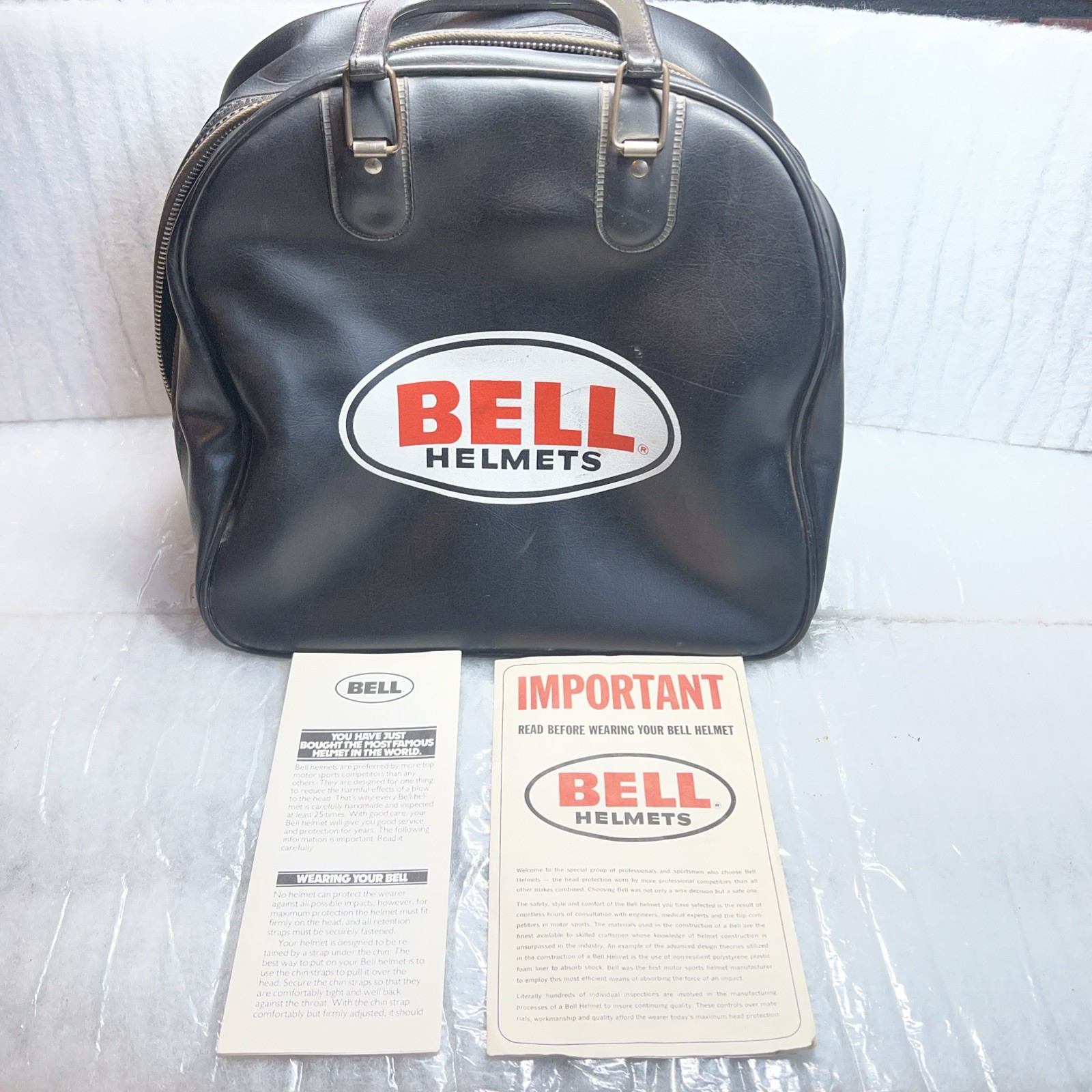1971 Vintage Bell Helmets Helmet Bag Motorcycle Motocross Racing Moto GP Gear
