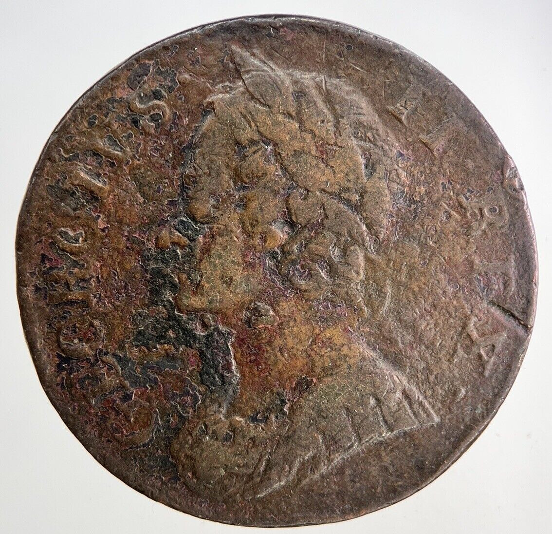 1757 George II 2nd Half-Penny Coin | Collectable Grade