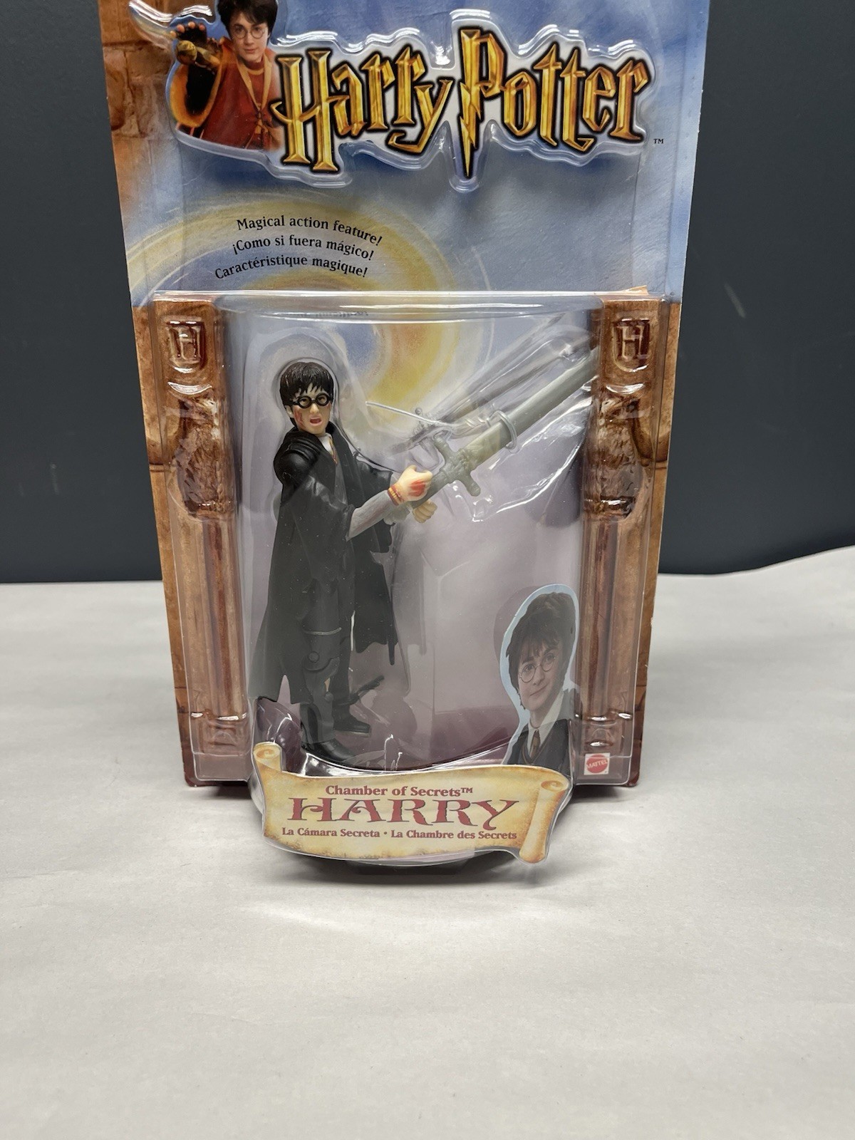 NEW - Harry Potter Chamber of Secrets 2002 Harry Action Figure 56188 
