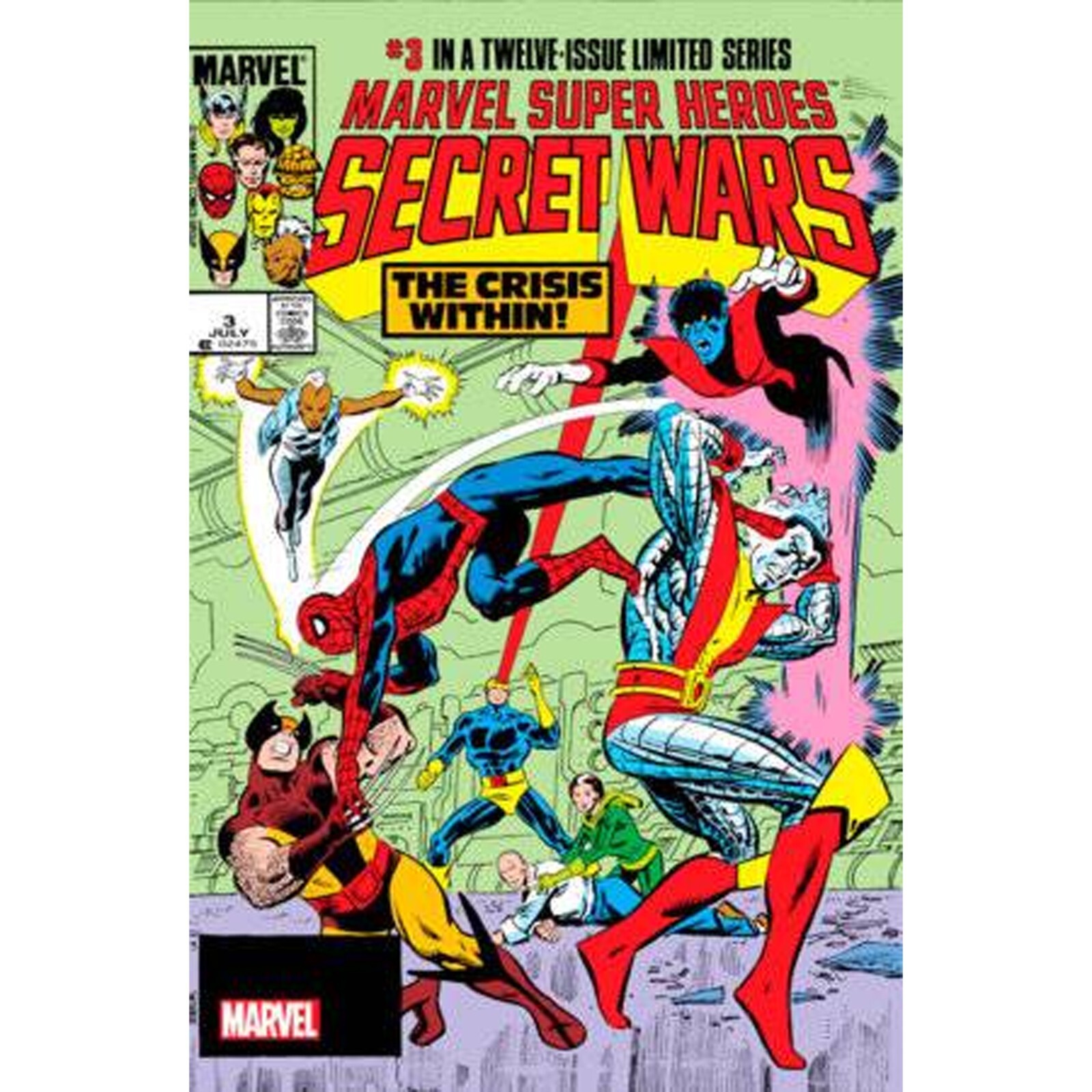 MSH Secret Wars (1984) #1 2 3 4 5 6 7 8 9 10 11 12 Marvel FACSIMILE COVER SELECT