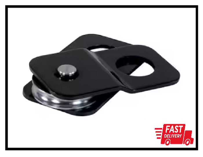 Snatch Block Powerful and Durable Black Powder-Coated 8,000 lbs Load Capacity
