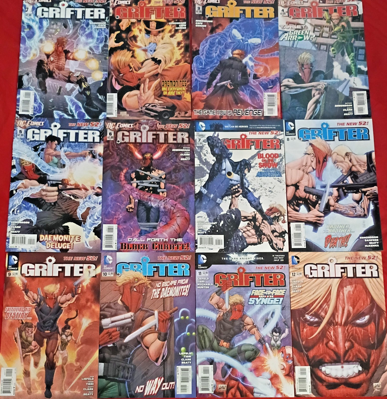 GRIFTER COMPLETE RUN #1-12  THE NEW 52  DC    2011  NICE