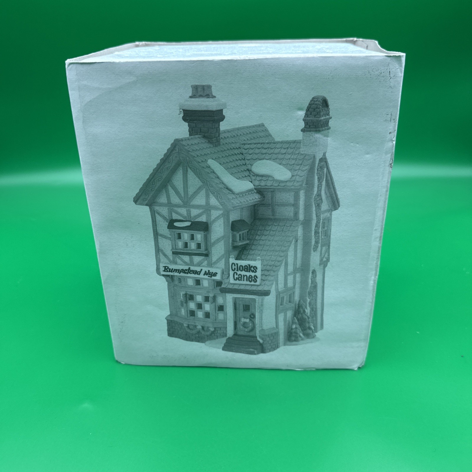 1993 Dept 56 Heritage/Dickens Village Lighted Bumpstead Nye Cloaks & Canes w/Box