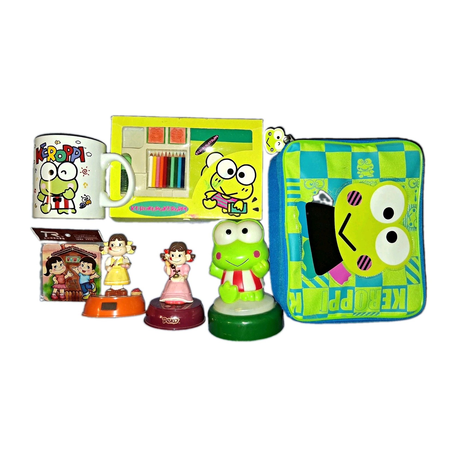 Sanrio Keroppi Peko Chan Collectibles Lot Vintage Retro Japan 90s 00s Nostalgia