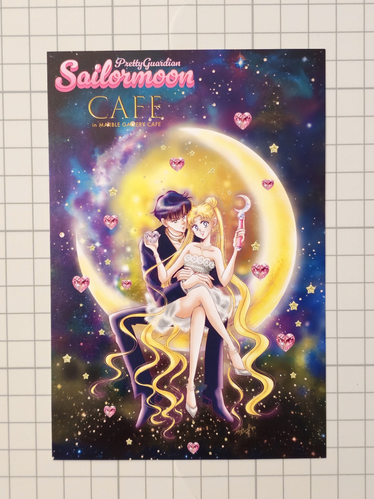 Sailor Moon Café Postcard Marble Gallery Tokyo Fanclub Exclusive Bonus DEC 2025