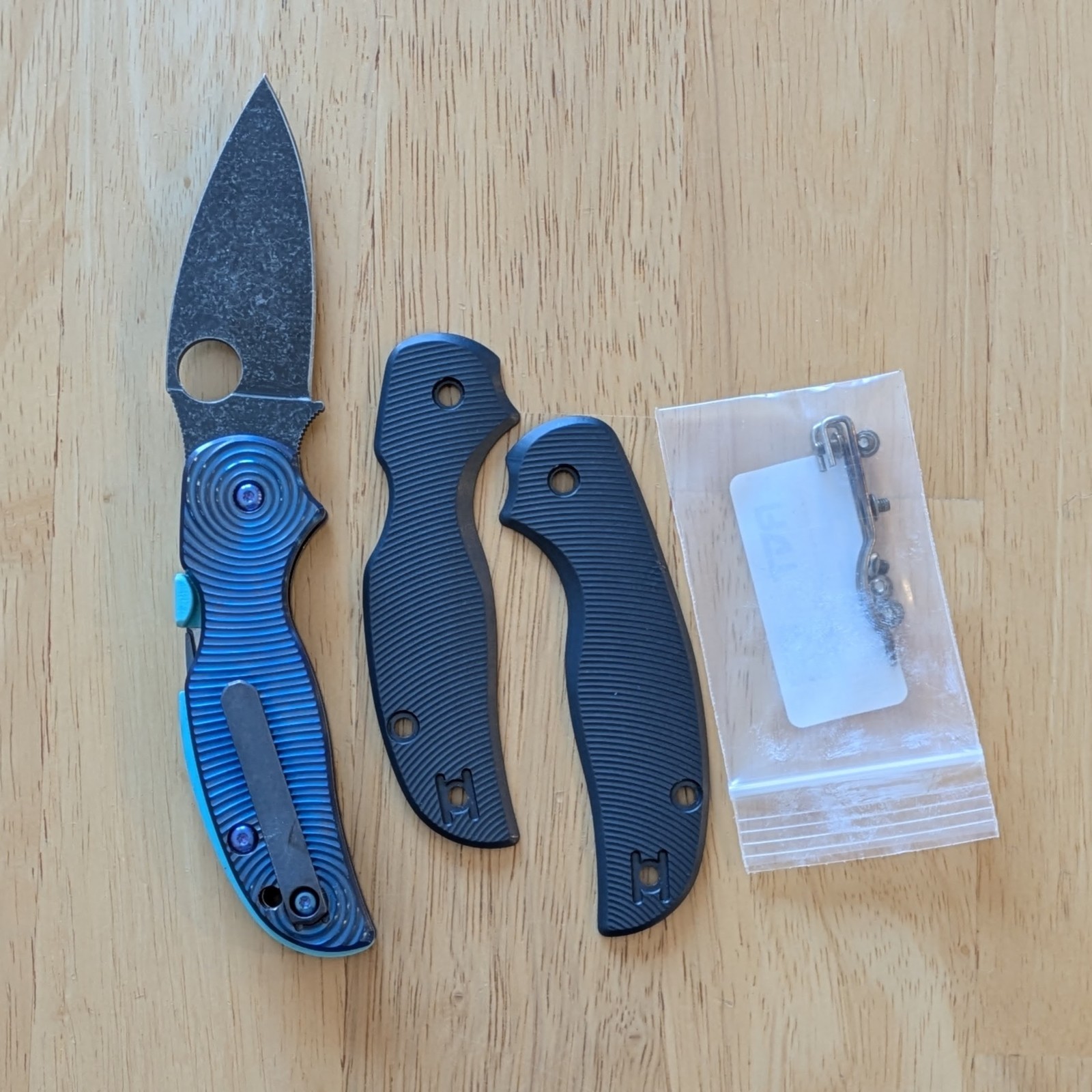 Spyderco Sage 5 Compression Lock Folding Blade Knife Custom Build And Scales