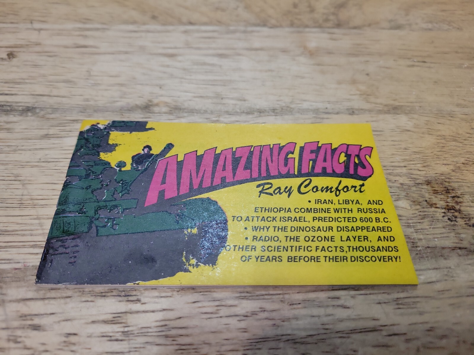 Rare Ray Comfort Religious Tract Amazing Facts