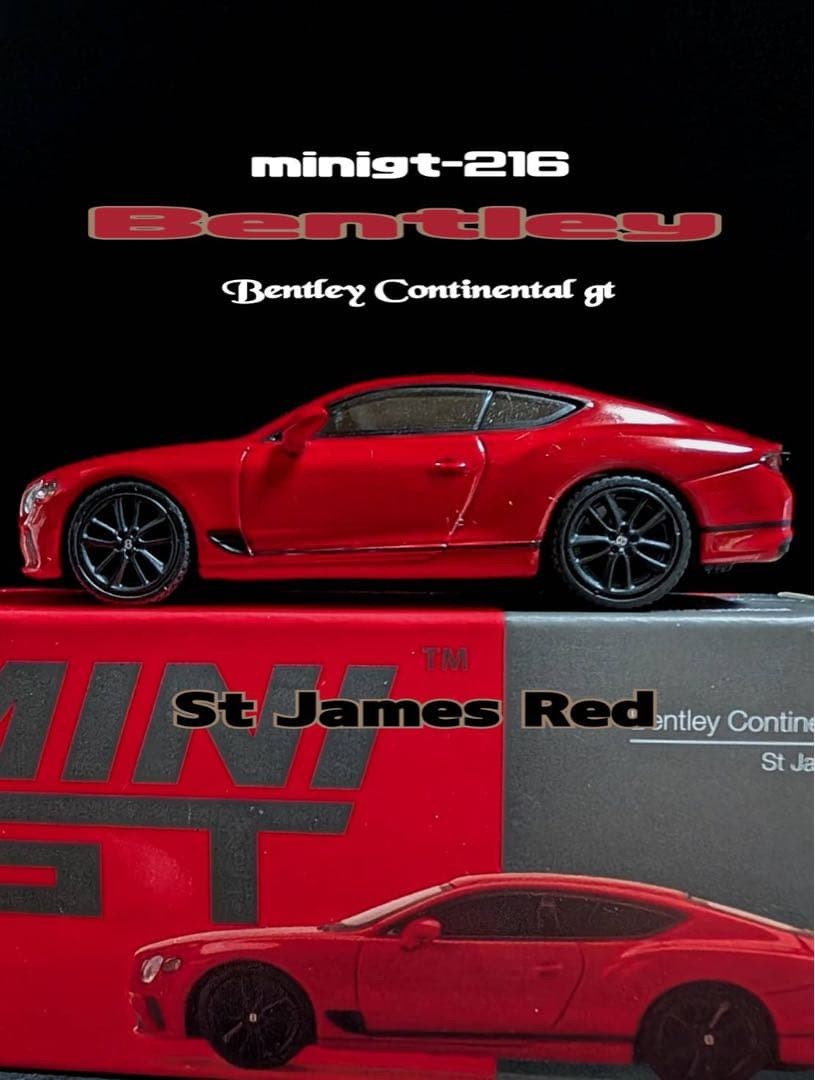 MINIGT 1/64 Bentley Continental GT Bentley