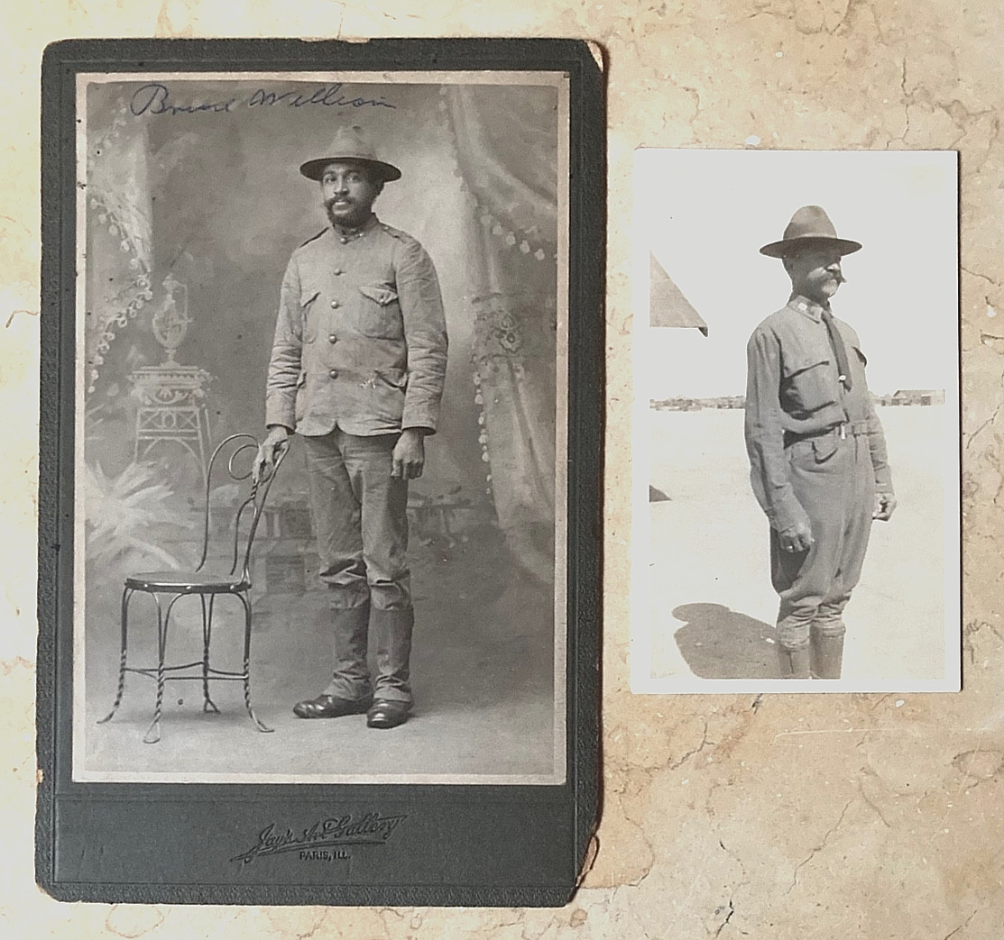 BUFFALO SOLDIER PHOTO ARCHIVE CAPT. WALTER BRUCE WILLIAMS 24TH INF 367TH WWI CDG
