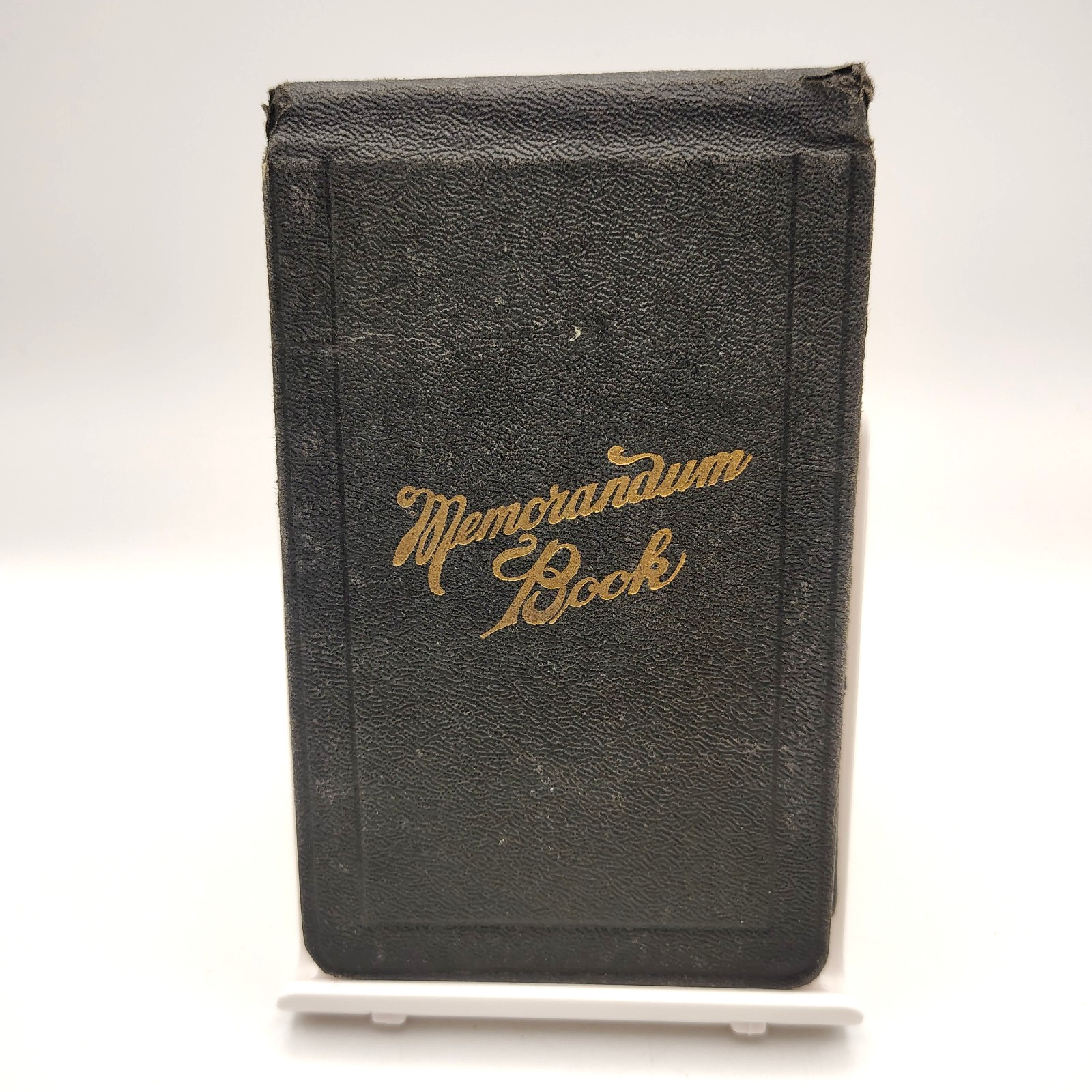 Antique 1923 Memorandum Book Handwritten Ledger Ephemera Junk Journal Paper