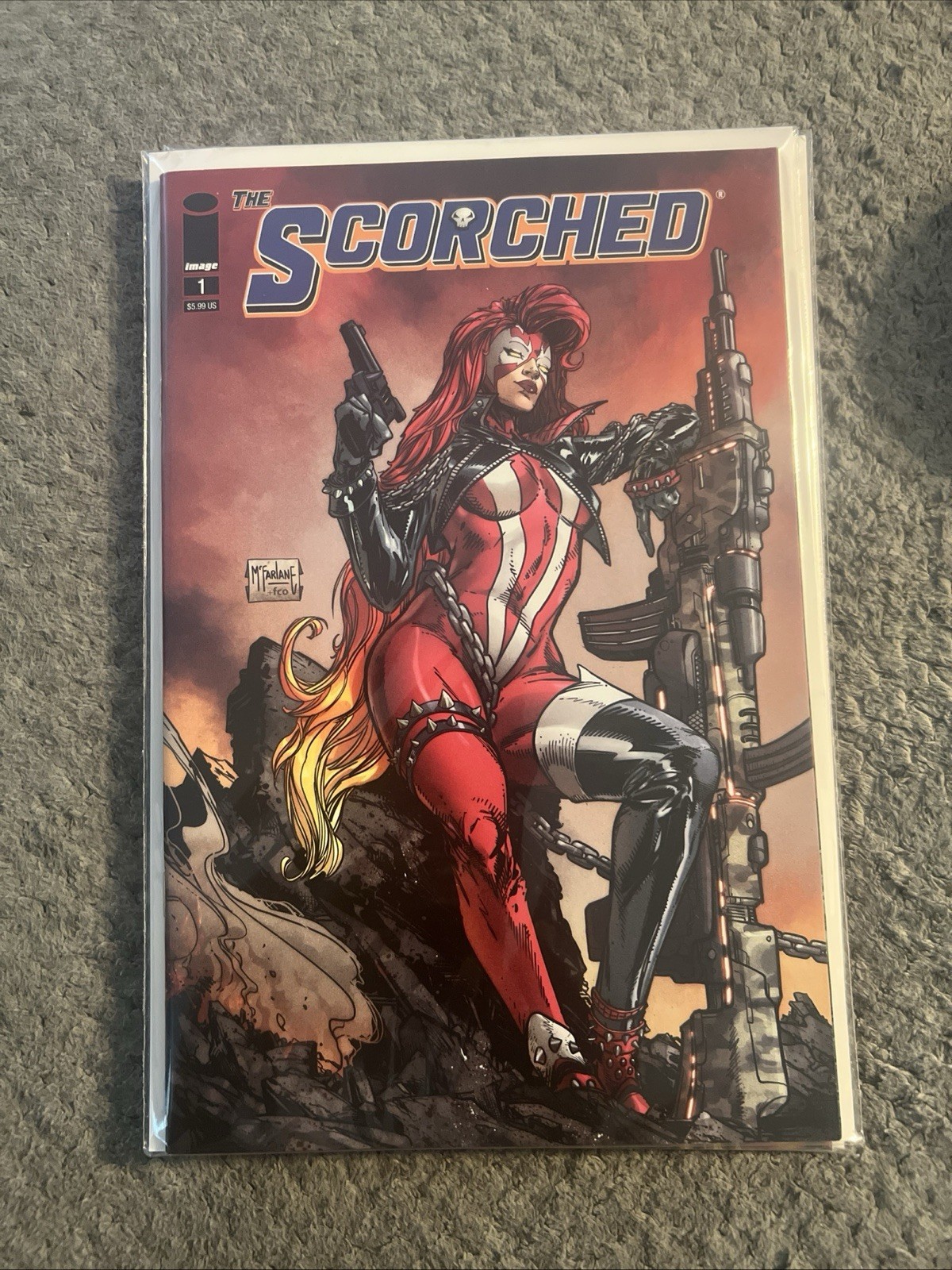 The Scorched #1 Cover D Todd McFarlane Image Spawn