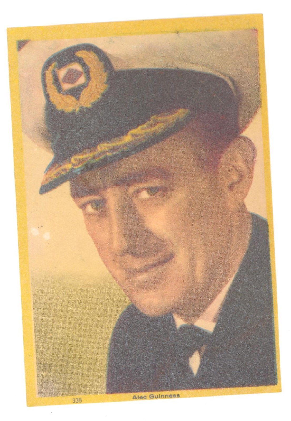 1959 Alec Guinness No. 339 Vintage Hollywood Movie Star Actor Trading Card