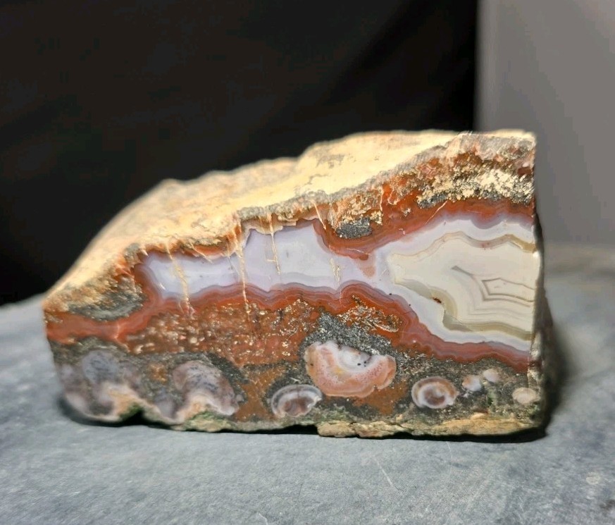RT Rocks Cady Mountain Agate, CA, Polished Specimen, 